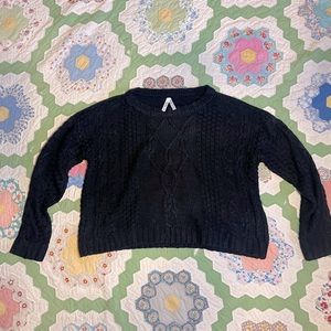 Small Black Mudd Sweater
